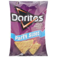 Doritos Tortilla Chips, Spicy Sweet Chili Flavored, Party Size!, 14.5 Ounce