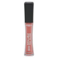 L'Oreal Infallible Lip Gloss, Pro, 8HR, Shell Pink 885, 0.21 Fluid ounce