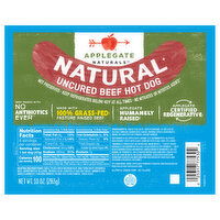 Applegate Naturals Natural Uncured Beef Hot Dog, 10 Ounce
