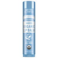 Dr. Bronner's Lip Balm, Organic, Naked, 0.15 Ounce