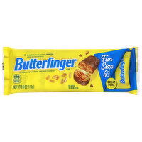 Butterfinger Bar, Fun Size, 6 Pack, 6 Each