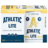 Athletic Brewing Co Non-Alcoholic Lite Beer, 12 Each
