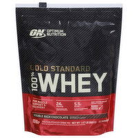 Optimum Nutrition Gold Standard Protein Powder Drink Mix, 100% Whey, Double Rich Chocolate, 1.47 Pound