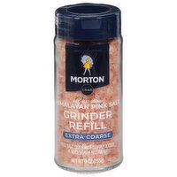 Morton Himalayan Pink Salt, Extra Coarse, Grinder Refill, All-Natural, 9 Ounce