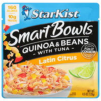 StarKist Smart Bowls Quinoa & Beans, Latin Citrus, with Tuna, 4.5 Ounce