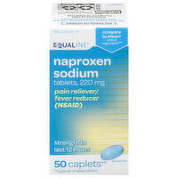 Equaline Caplets 220 mg Naproxen Sodium, 50 Each