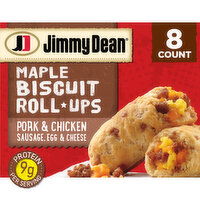 Jimmy Dean Maple Biscuit Roll-Ups, Sausage, Frozen Breakfast, 2 Each