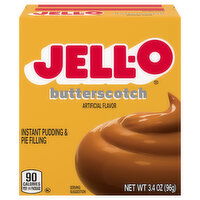 Jell-O Butterscotch Instant Pudding & Pie Filling Mix, 3.4 Ounce