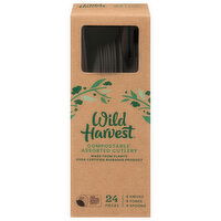 Wild Harvest Compostable Assorted Cutlery, 24 Each
