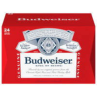 Budweiser Beer, Lager, 24 Each