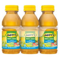 Mott's 100% Juice, Apple White Grape, 6 Each