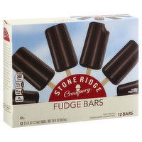 Stoneridge Creamery Ice Cream Bars, Fudge, 12 Each