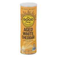 The Good Crisp Company Potato Crisps, Gluten Free, Aged White Cheddar, 5.6 Ounce