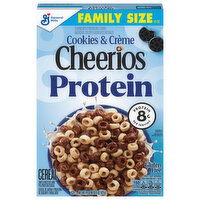 Cheerios Protein Cookies & Creme Cereal Family Size, 15 Ounce