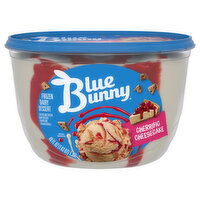 Blue Bunny Frozen Dairy Dessert, Cherrific Cheesecake, 46 Fluid ounce