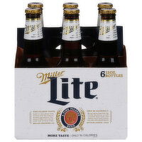 Miller Lite Beer, Pilsner, 6 Each