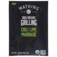 Watkins Chili Lime Marinade, Organic, Grilling, 1.06 Ounce