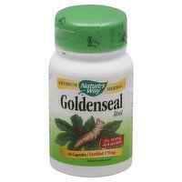 Nature's Way Goldenseal, Root, 570 mg, Capsules, 50 Each