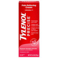 Tylenol Precise Pain Relieving Cream, Maximum Strength, 4 Ounce