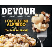 Devour Tortellini Alfredo with Italian Sausage Frozen Meal, 11.5 Ounce