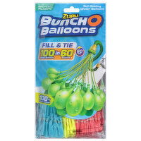 Zuru Bunch O Balloons Water Balloons, Self-Sealing, 100 Each