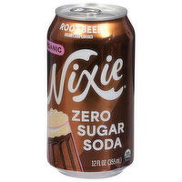 Nixie Soda, Organic, Zero Sugar, Root Beer, 12 Fluid ounce