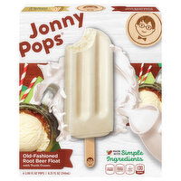 JonnyPops Pops, Old-Fashioned Root Beer Float, 4 Each