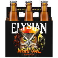 Elysian Night Owl Pumpkin Ale Beer, 6 Each