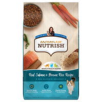 Rachael Ray Nutrish Foods for Cats, of All Ages, Natural, Real Salmon & Brown Rice Recipe, 3 Pound