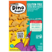 Yummy Dino Buddies Chicken Breast Nuggets, Gluten Free, Breaded, Dinosaur-Shaped, 32 Ounce