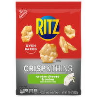 RITZ Crisp and Thins Cream Cheese and Onion Chips, 0.2 Ounce