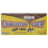 Charleston Chew Candy, Vanilla, Mini, 3.5 Ounce