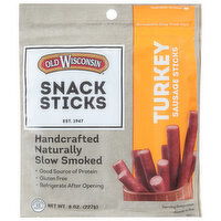 Old Wisconsin Sausage Sticks, Turkey, 8 Ounce