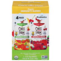 Once Upon a Farm Immunity Blends, Organic, 4 Pack, 4 Each