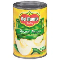 Del Monte Pears, Sliced, 15.25 Ounce