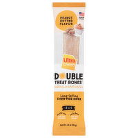 Ultra Chewy Double 2-in-1 Peanut Butter Flavor Treat Bones, 2.8 Ounce