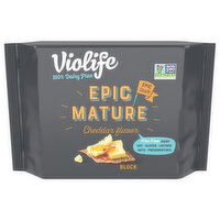 Violife Cheese, Cheddar Flavor, Epic Mature, Block, 1 Each