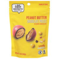 Little Secrets Chocolate Pieces, Peanut Butter, 5 Ounce