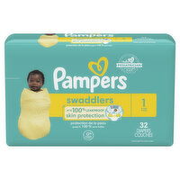 Pampers Swaddlers Swaddlers Diaper Size 1, 32 Each