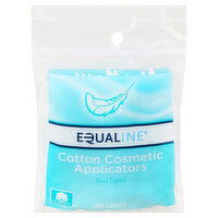 Equaline Cotton Cosmetic Applicators, Dual Tipped, 80 Each