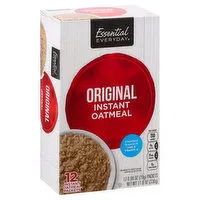 Essential Everyday Oatmeal, Instant, Original, 12 Each