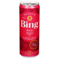 Bing Juice Beverage, Raspberry, Energizing, Raz, 12 Fluid ounce