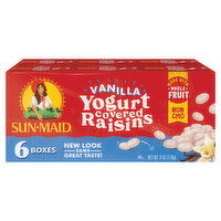 Sun-Maid Vanilla Yogurt Covered Raisins, 6 Each