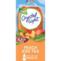 Crystal Light Peach Iced Tea Artificially Flavored Powdered Drink Mix, 10 Each