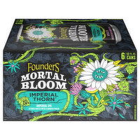 Founders Mortal Bloom Beer, Imperial IPA, Imperial Thorn, 6 Each