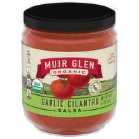 Muir Glen Organic Garlic Cilantro Salsa, 16 Ounce