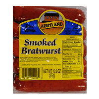 Abbyland Smoked Brats, 13.3 Ounce