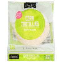 Essential Everyday Corn Tortillas, Soft Taco, 18 Each