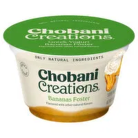 Chobani Creations Yogurt, Greek, Bananas Foster, 5.3 Ounce