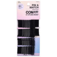 Conair Black Blend-In Color Pin & Match, 90 Each